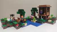 Klocki LEGO Minecraft 21133 Chatka czarownicy kompletny z instrukcjami