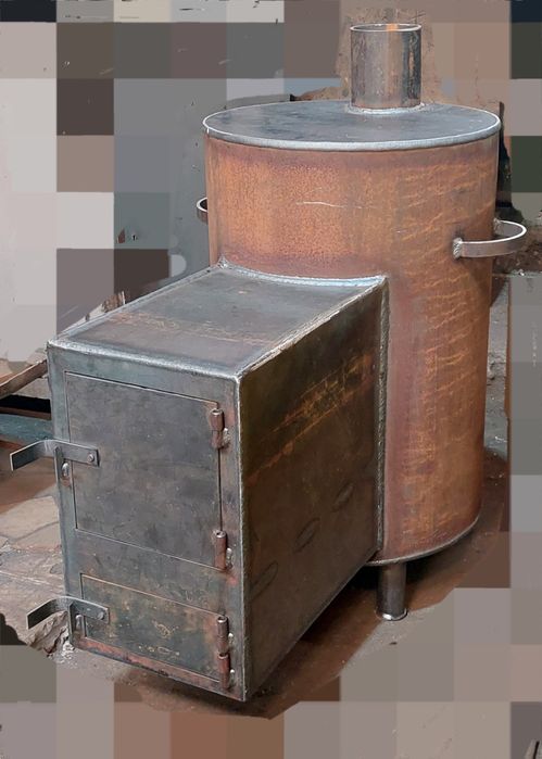 Піч на дрова. Буржуйка.Прихожа.Хвіртки.Ворота.