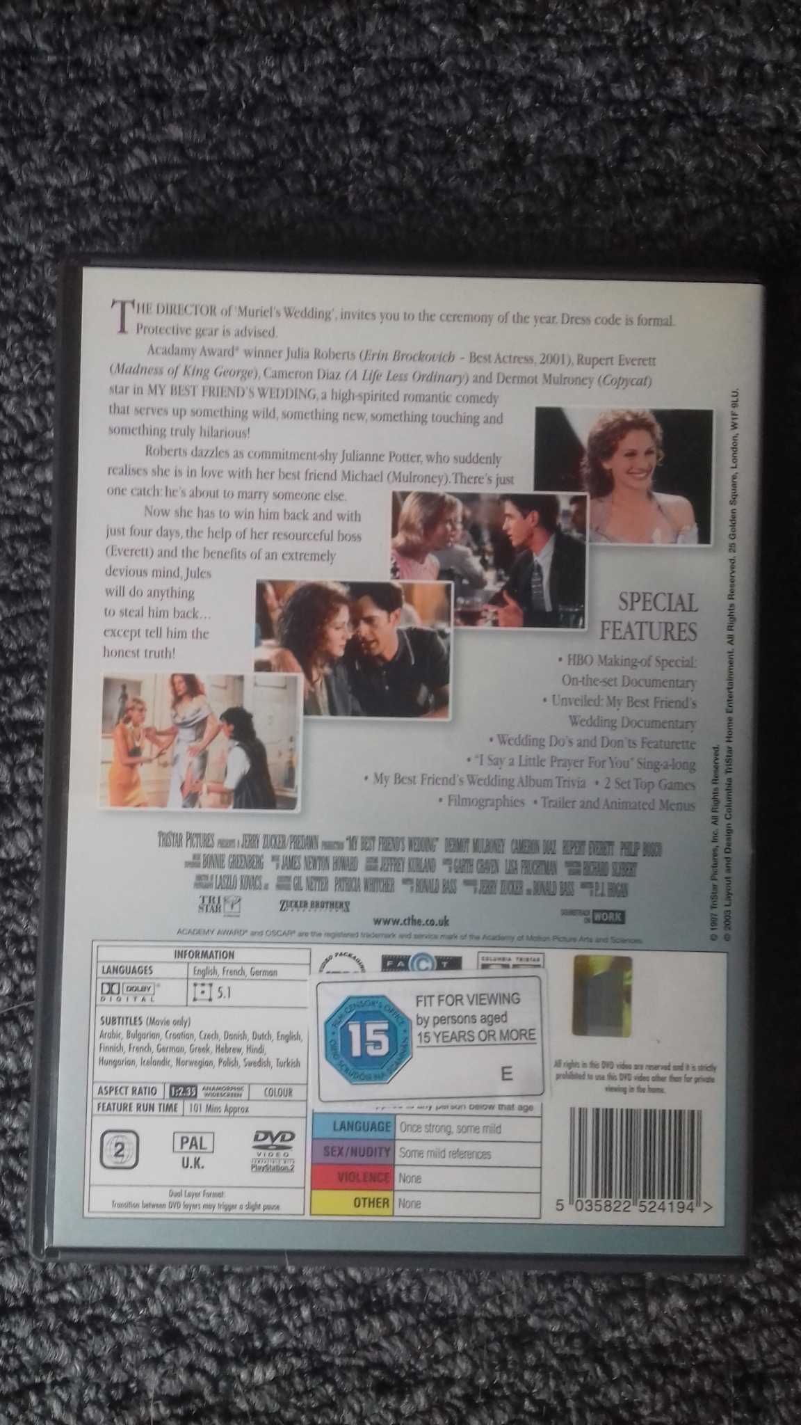 "Mój chłopak się żeni" Julia Roberts płyta dvd polskie napisy