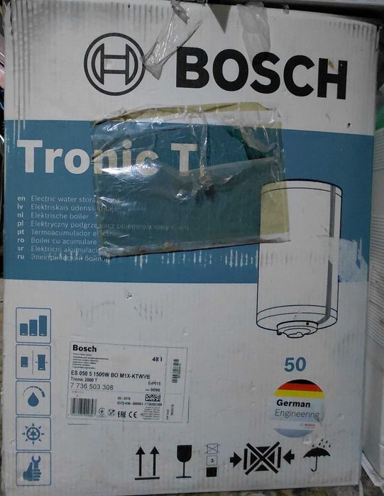 Бойлер 50 л,  Boch ES 050 5 1500W б/у
Tronic 2000 T с терморегулятором