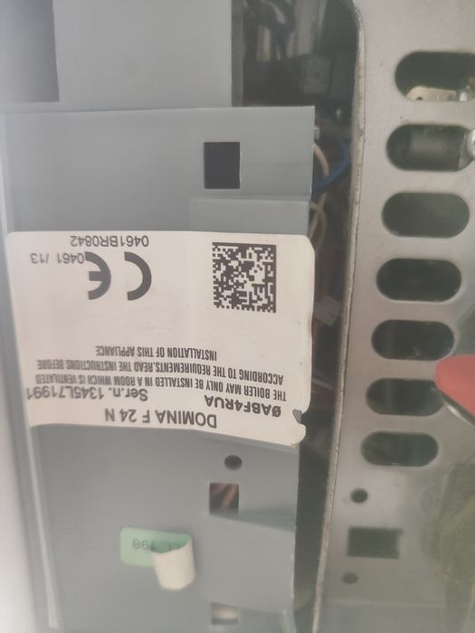 Kocioł piec dwufunkcyjny gazowy ferroli domina f24n w pełni sprawny