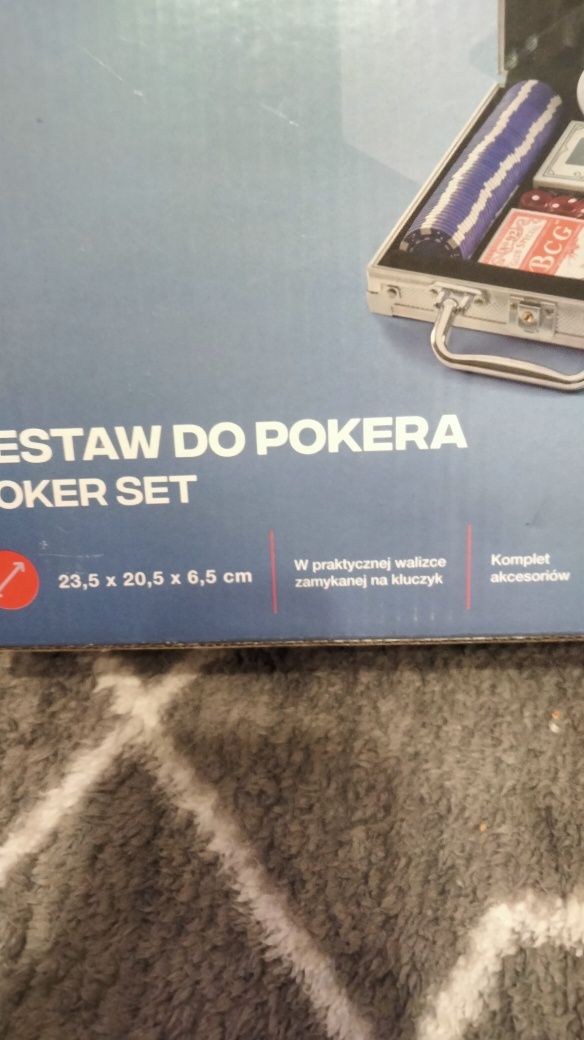 Nowy zestaw do pokera w walizce