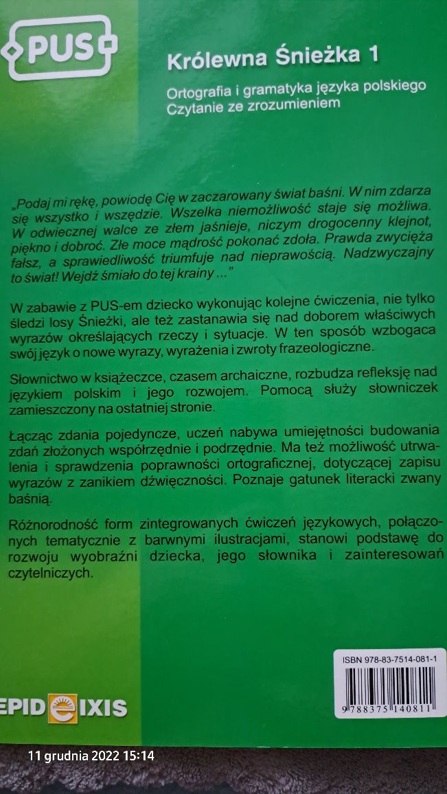 244. PUS Królewna Śnieżka czytanie ze zrozumieniem