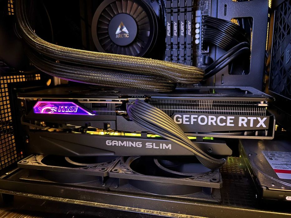 Karta graficzna nvidia RTX 4070 super msi gaming x slim