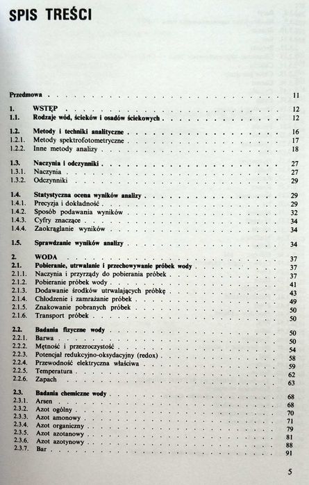 Fizyczno-chemiczne badanie wody i ścieków, Hermanowicz, reprint z 1999