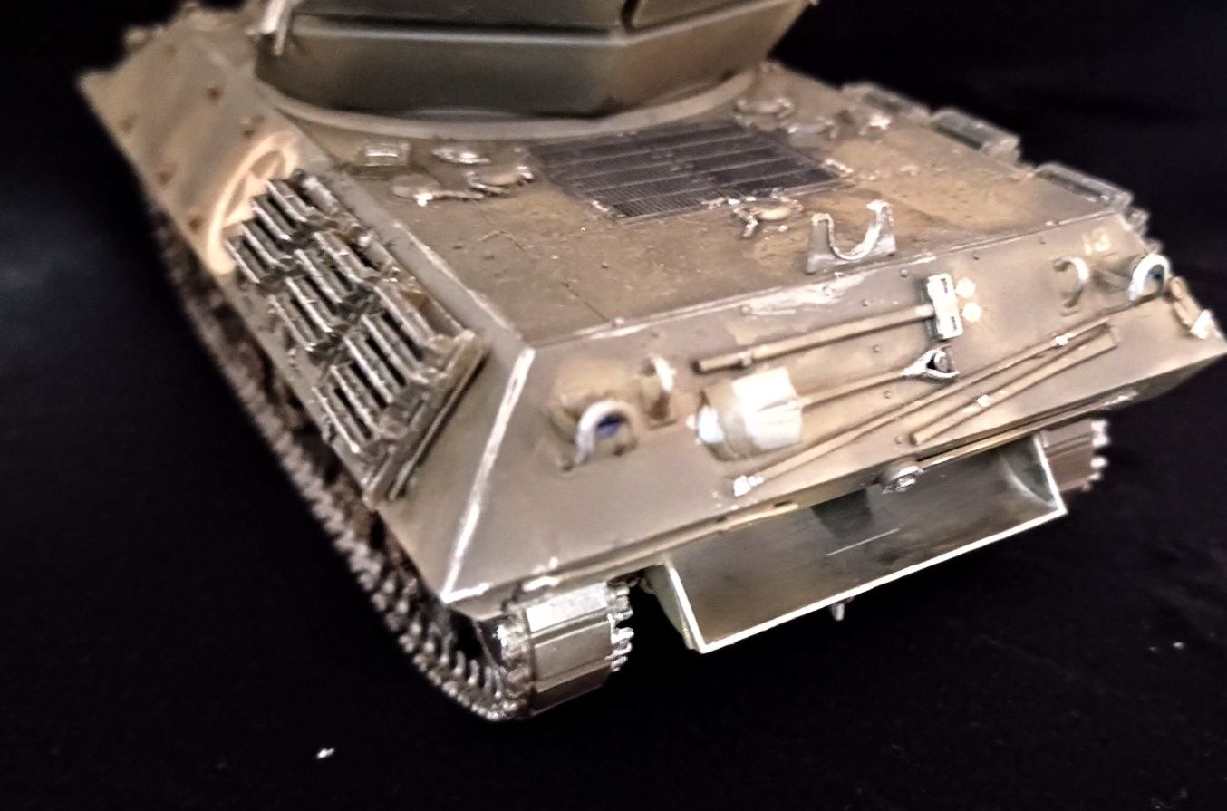 Model niszczyciela czołgów M10 Wolverinew skali 1:35