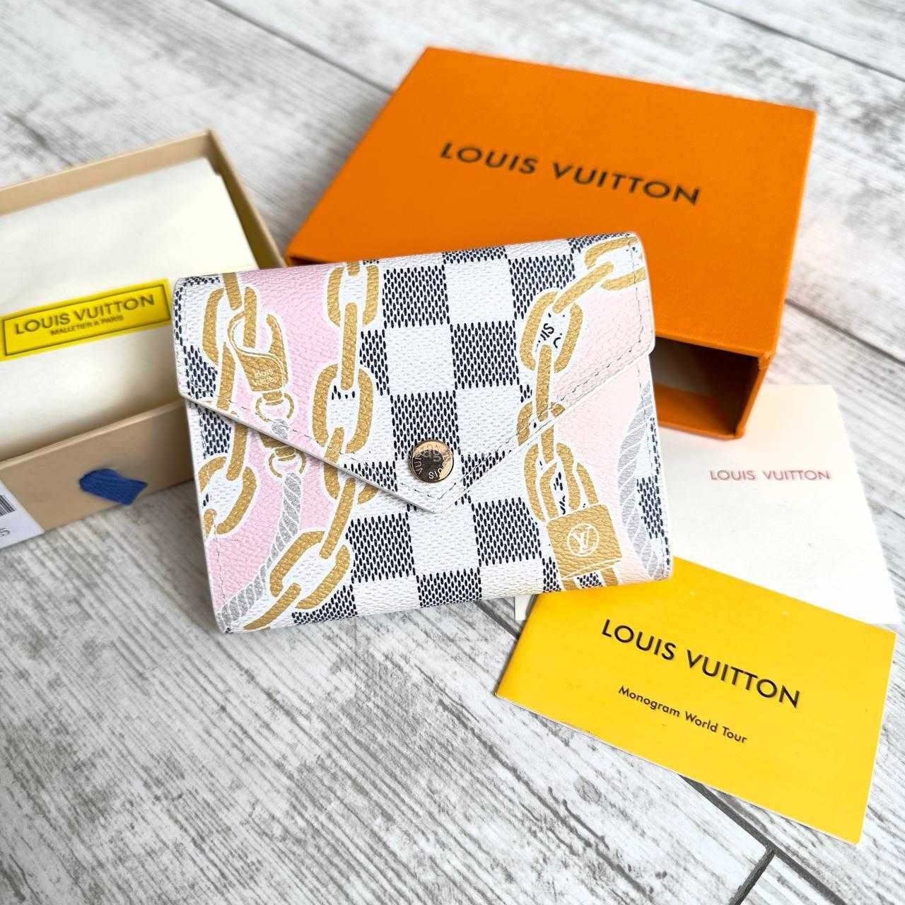 Маленький складной женский кошелек Луи Виттон Louis Vuitton люкс