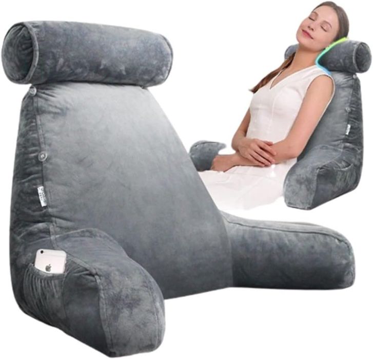 Poduszka do leżenia w łóżku,poduszka do czytania, z podparciem szyi