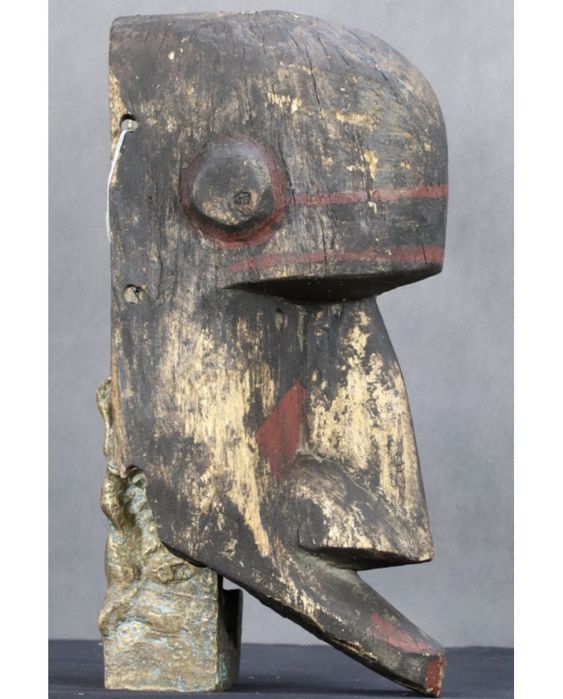 Maska. Drewno. Toma. Gwinea. Liberia. XX wiek.