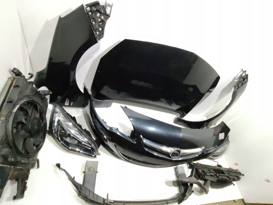 opel astra j iv lift przód zestaw maska lampy zderzak ładny