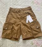 Spodenki cargo karmelowe / kamelowe Bershka 34