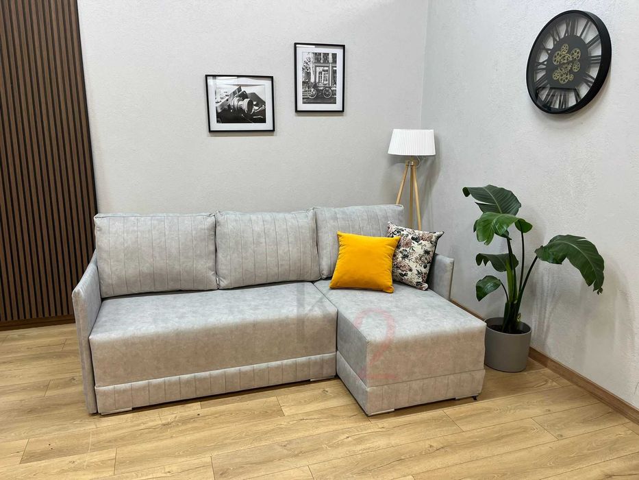 Narożnik Kriss, mały narożnik, sofa, kanapa, rozkładany, gratis