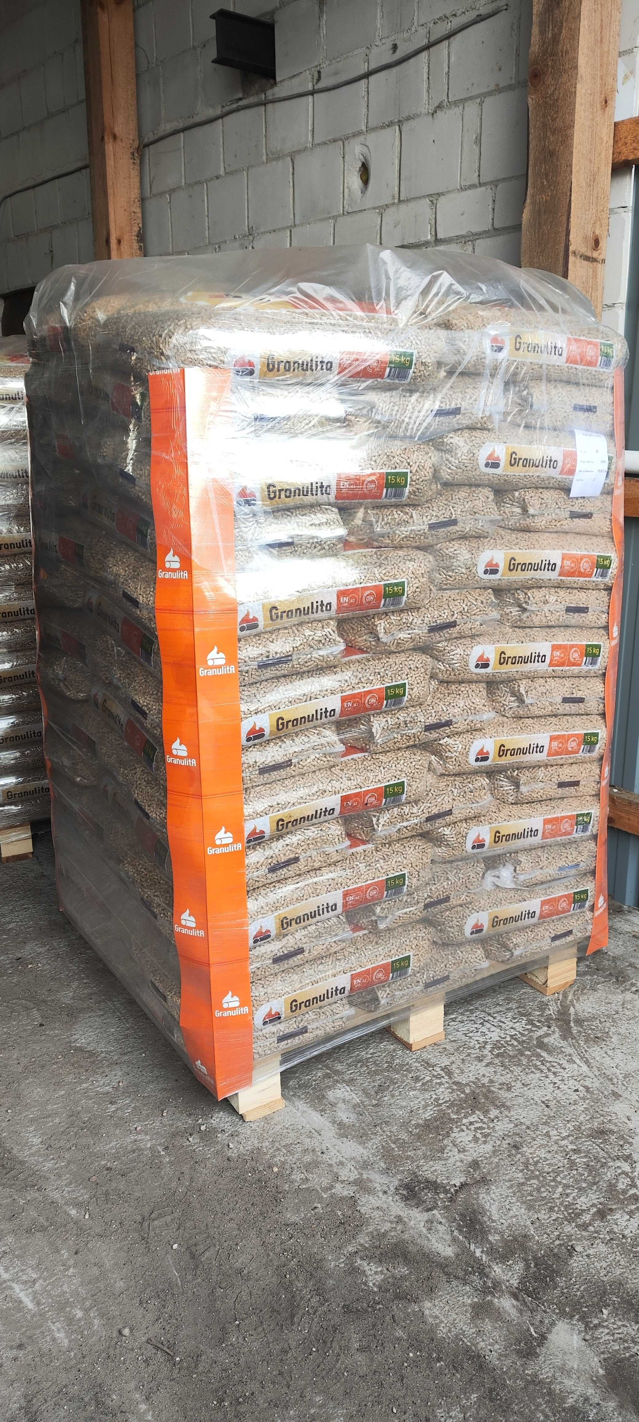Pellet Iglasty jasny Granulita 6mm A1 DIN PLUS FSC Dostawa WINDA HDS