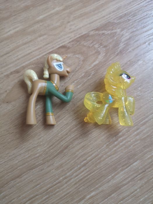 2 stare brokatowe kucyki My Little Pony