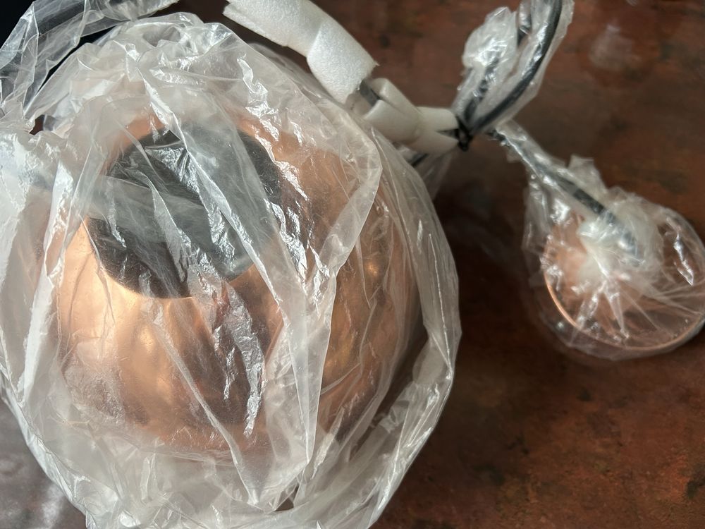 Lampa z regulowanym kloszem i kablem 1,55 m