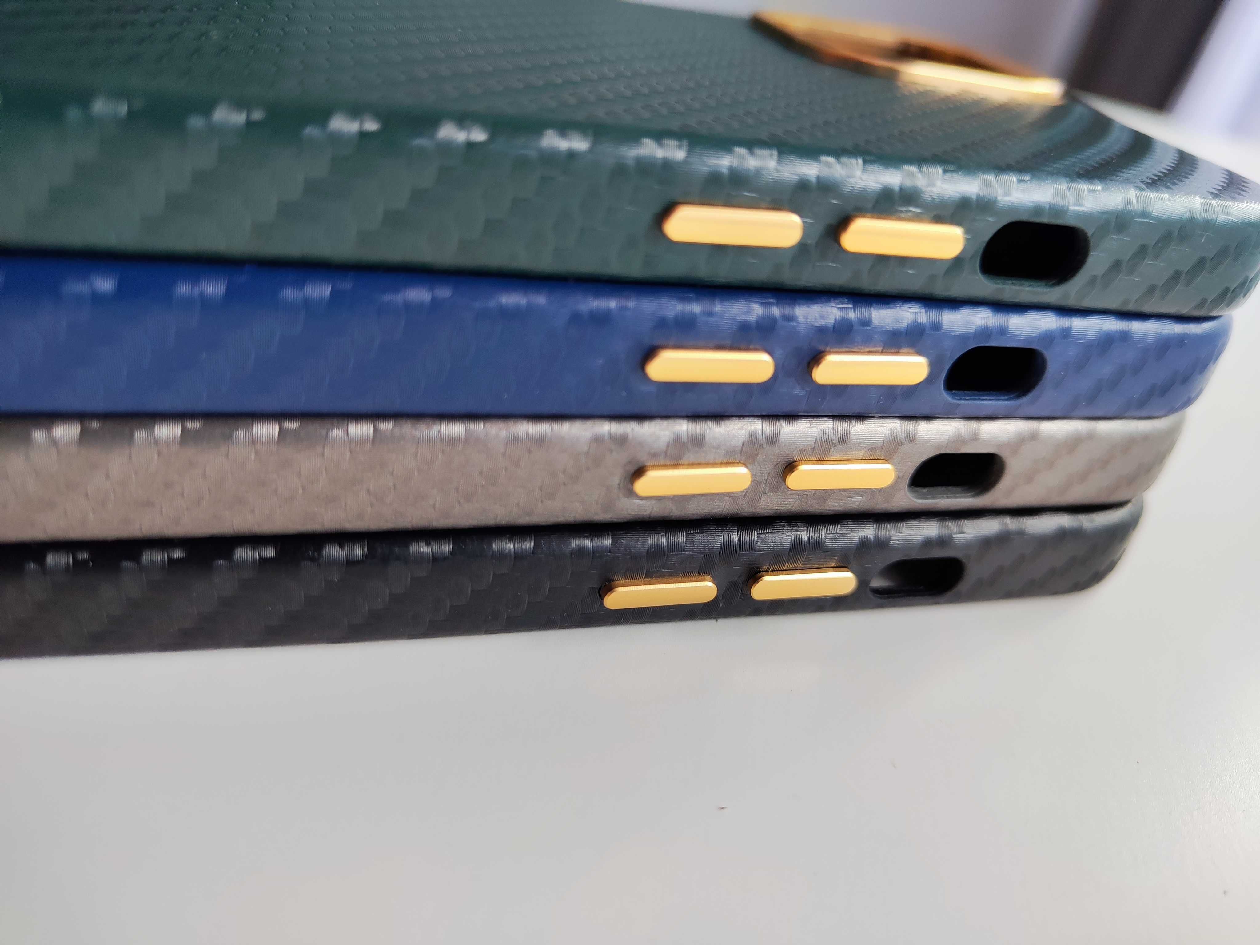 Преміум чохол для Iphone 13/14 серія pro i max карбон і метал