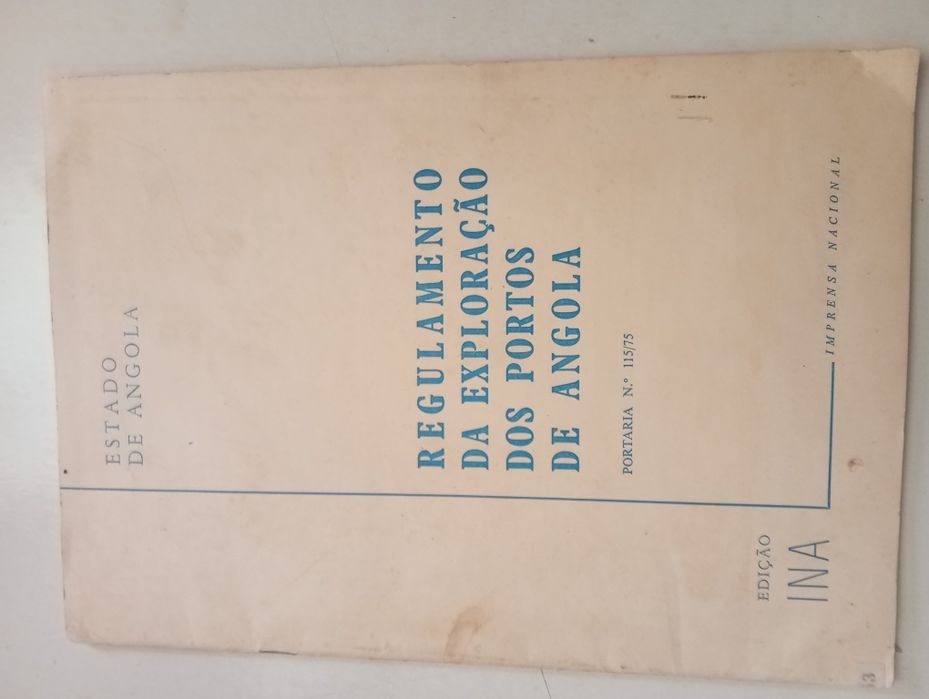 Regulamento da exploração dos portos de Angola
