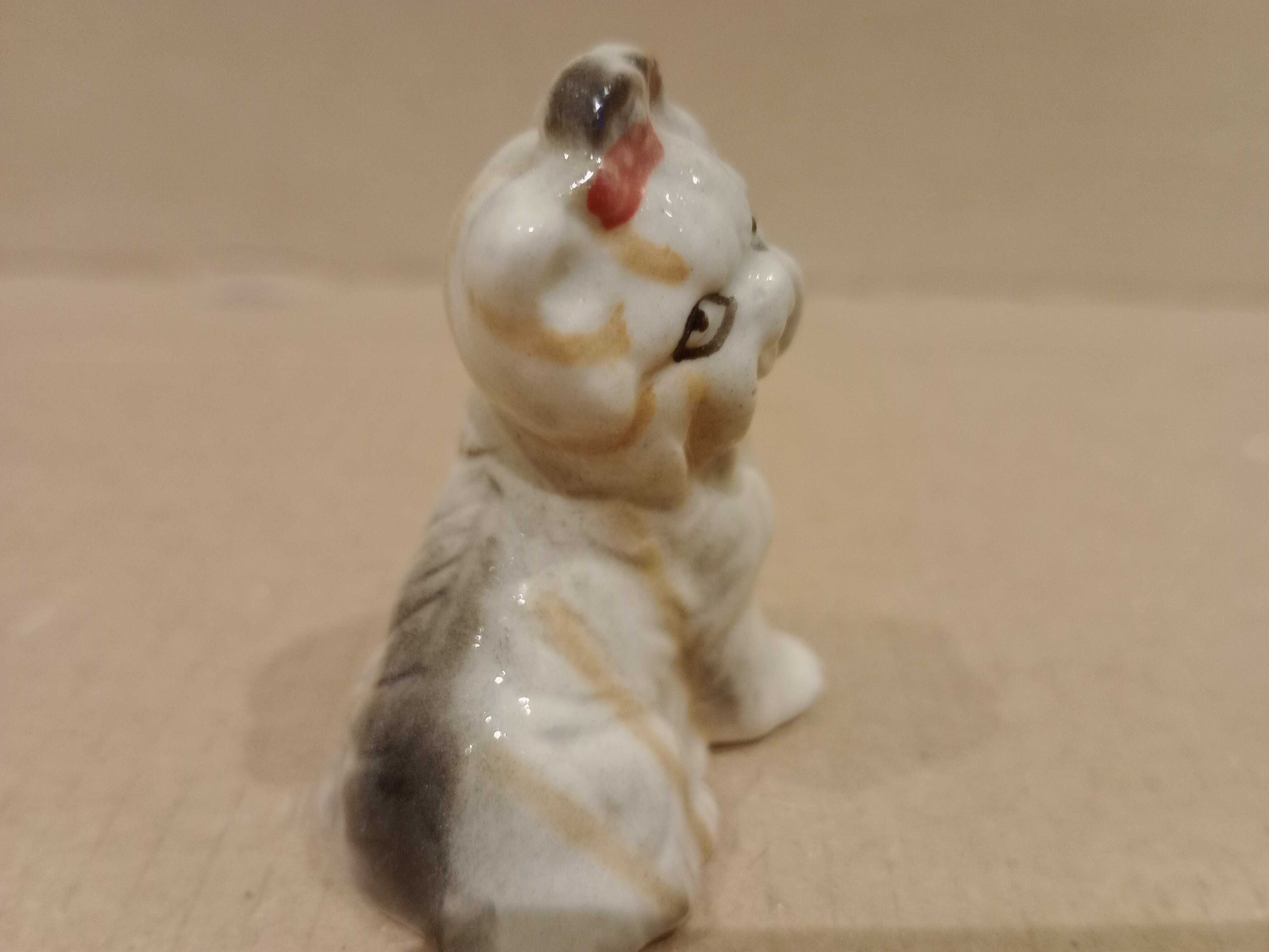 Figurka piesek Yorkshire Terrier, porcelana
