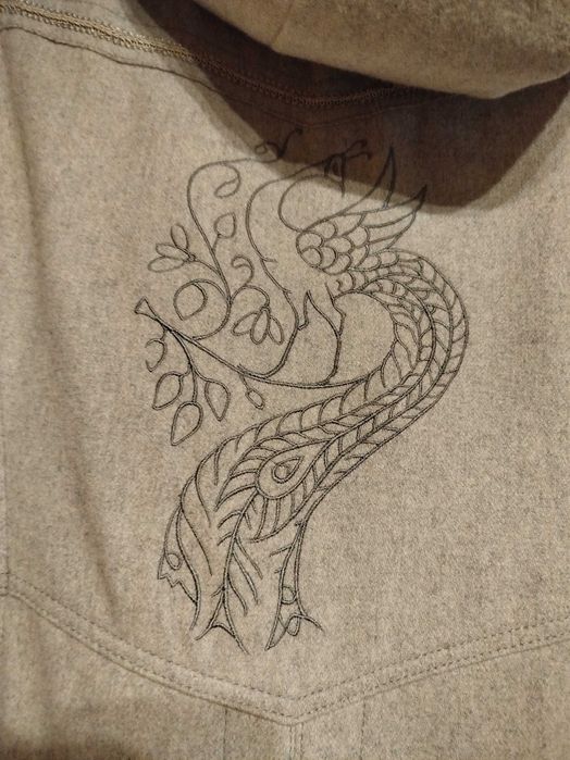 Płaszcz wełniany designerski S