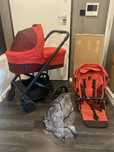 cybex balios s ferrari czerwony