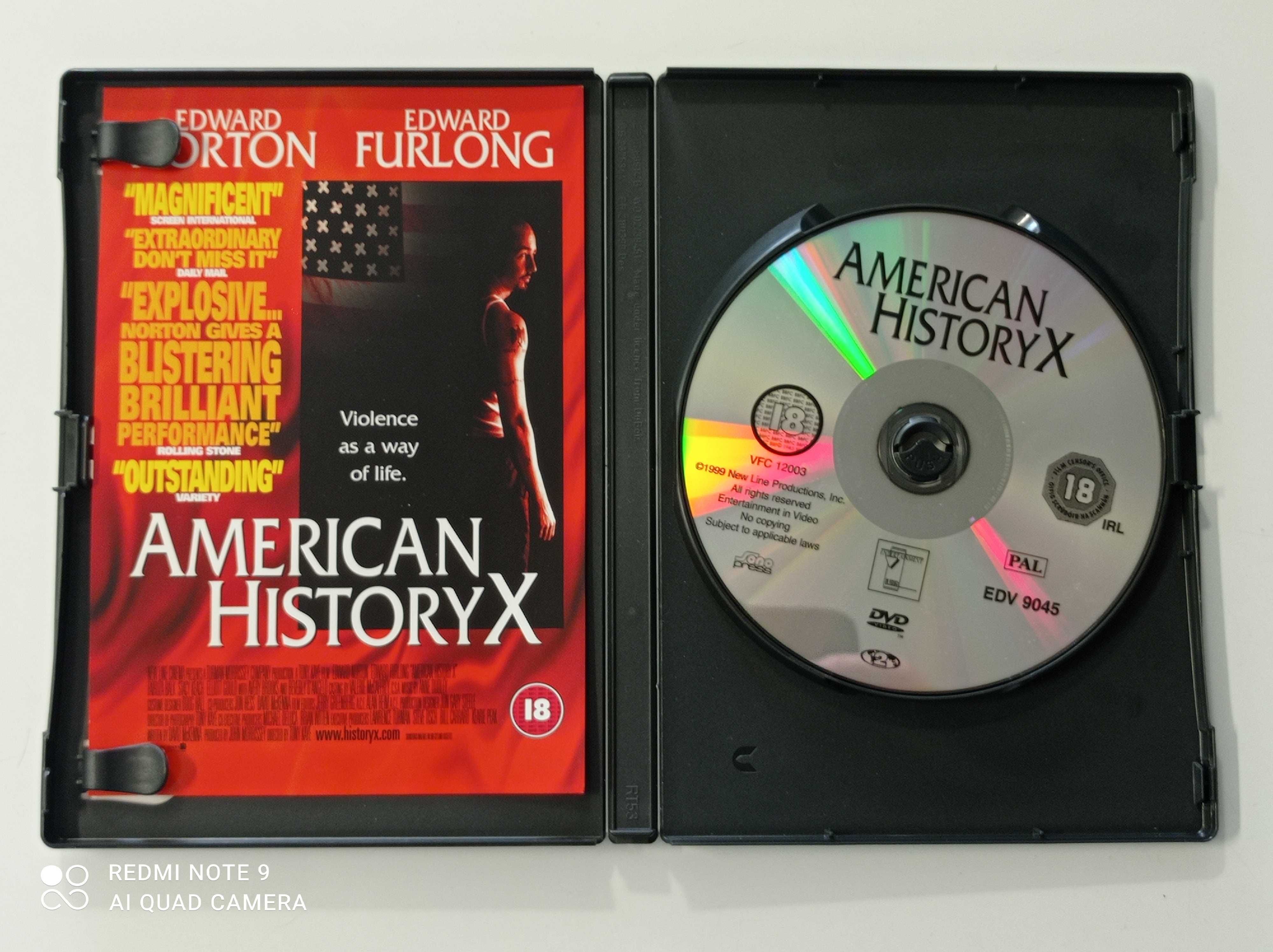 American History X DVD 1998 Więzień Nienawiści Edward Norton