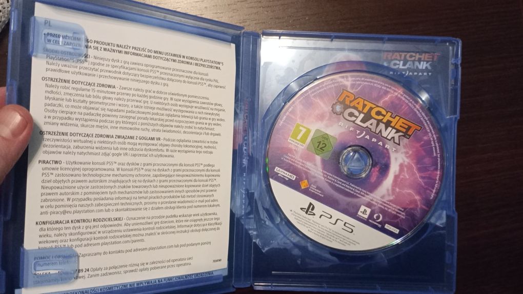 Gra PS5 Ratchet Clank Dubbing PL stan bdb
