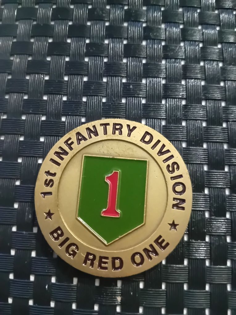 Coin wojskowy 1st infantry division big red one