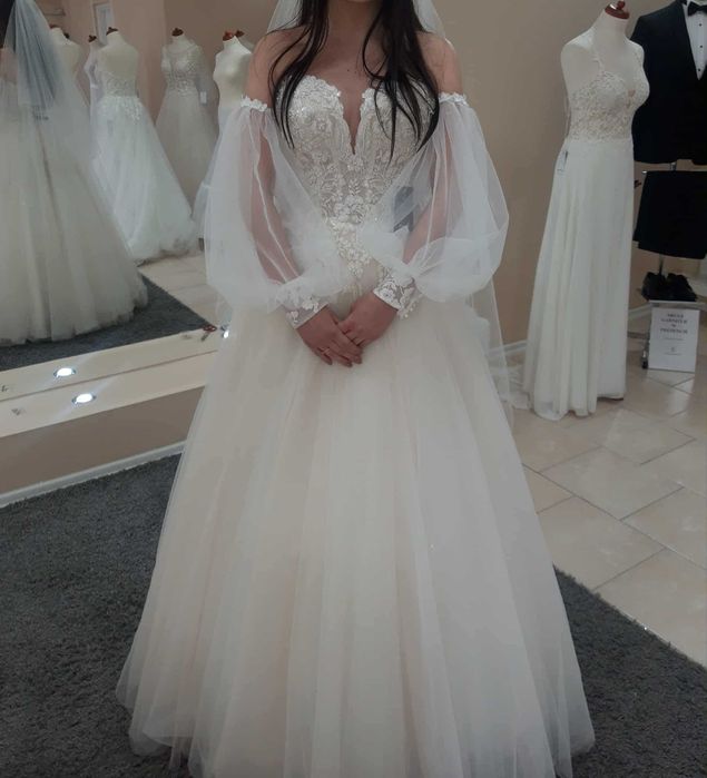 Suknia slubna nowa xs,s