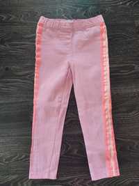 Leginsy gumowane jeansy 116