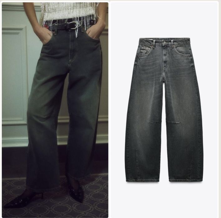 Джинси zara baggy balloon 32p