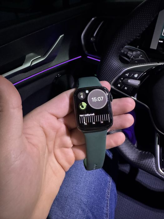 Apple Watch green, 7 series, 45 mm, 84%