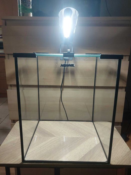 Akwarium, krewetkarium Aquael kostka 30L stan idealny