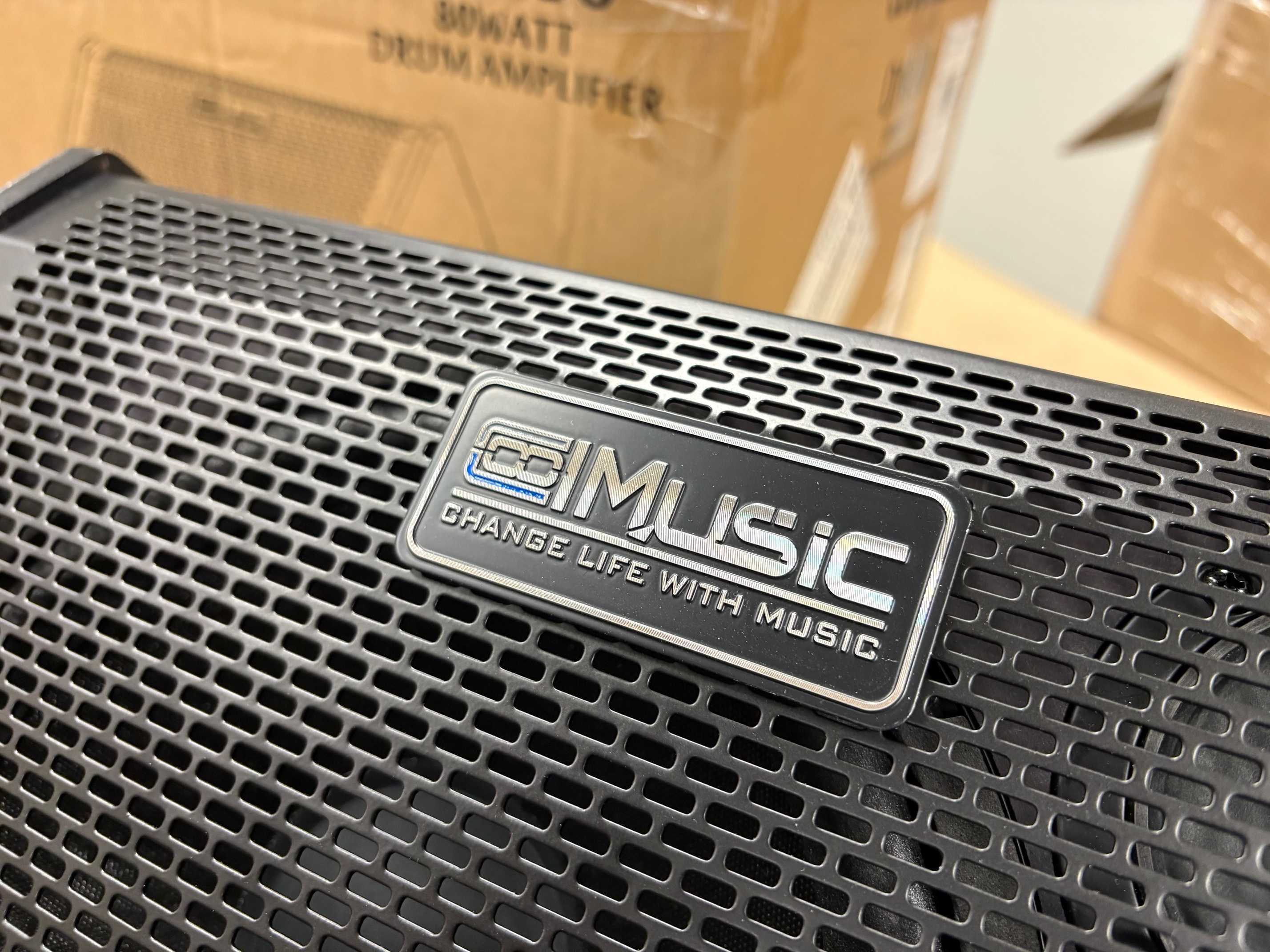 Coolmusic DM80 AMP 80watowy elektroniczny wzmacniacz perkusyjny BT USB