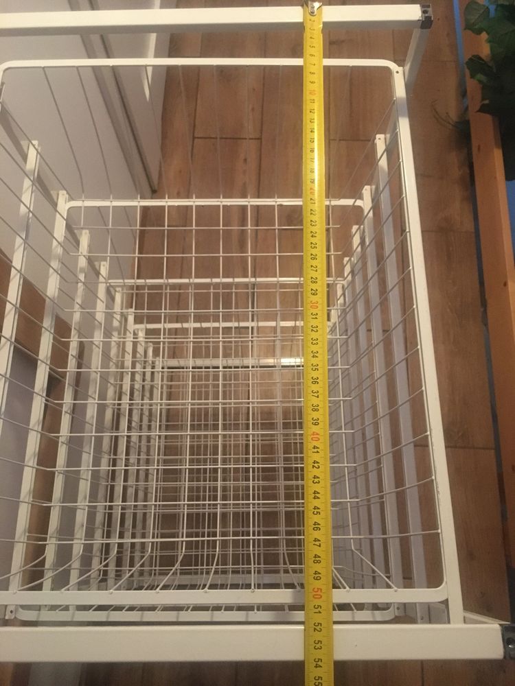 Ikea metalowa półka z szufladami garderoba