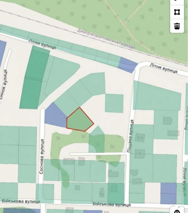 Продаж ділянки біля лісу, 15 соток, с. Гореничи, під будівництво