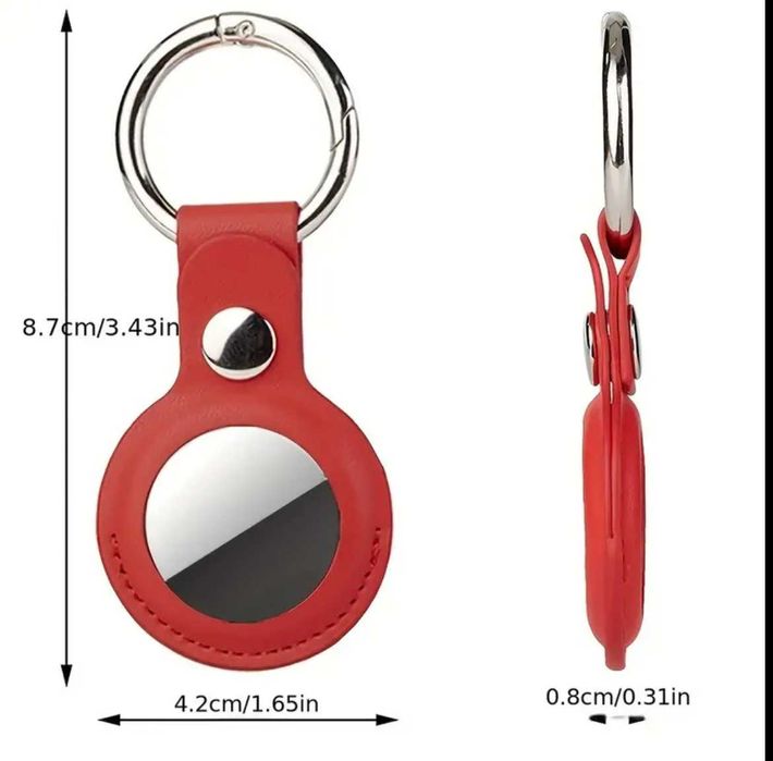 Skórzany Pokrowiec Na AirTag do Kluczy