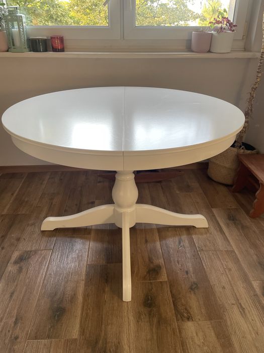 Stół okragly IKEA Ingatorp rozkladany