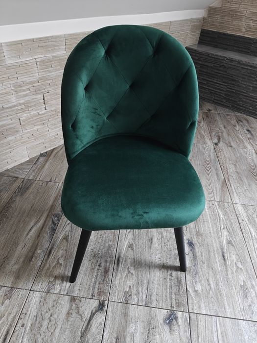 Piękne krzesełko do toaletki, do biurka. Velvet.