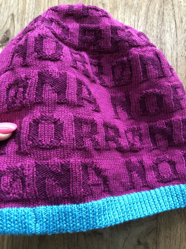 Norrona Multi Text czapka 100% Merino wełniana Beanie