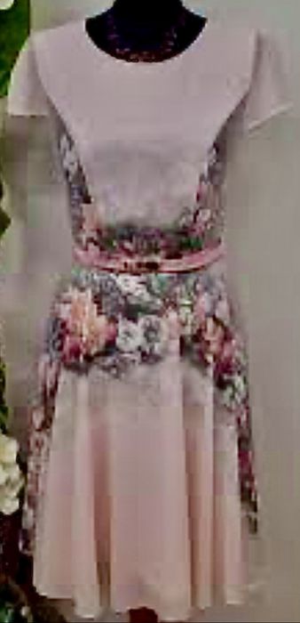 Sukienka w kwiaty rozm 44. Ślub wesele