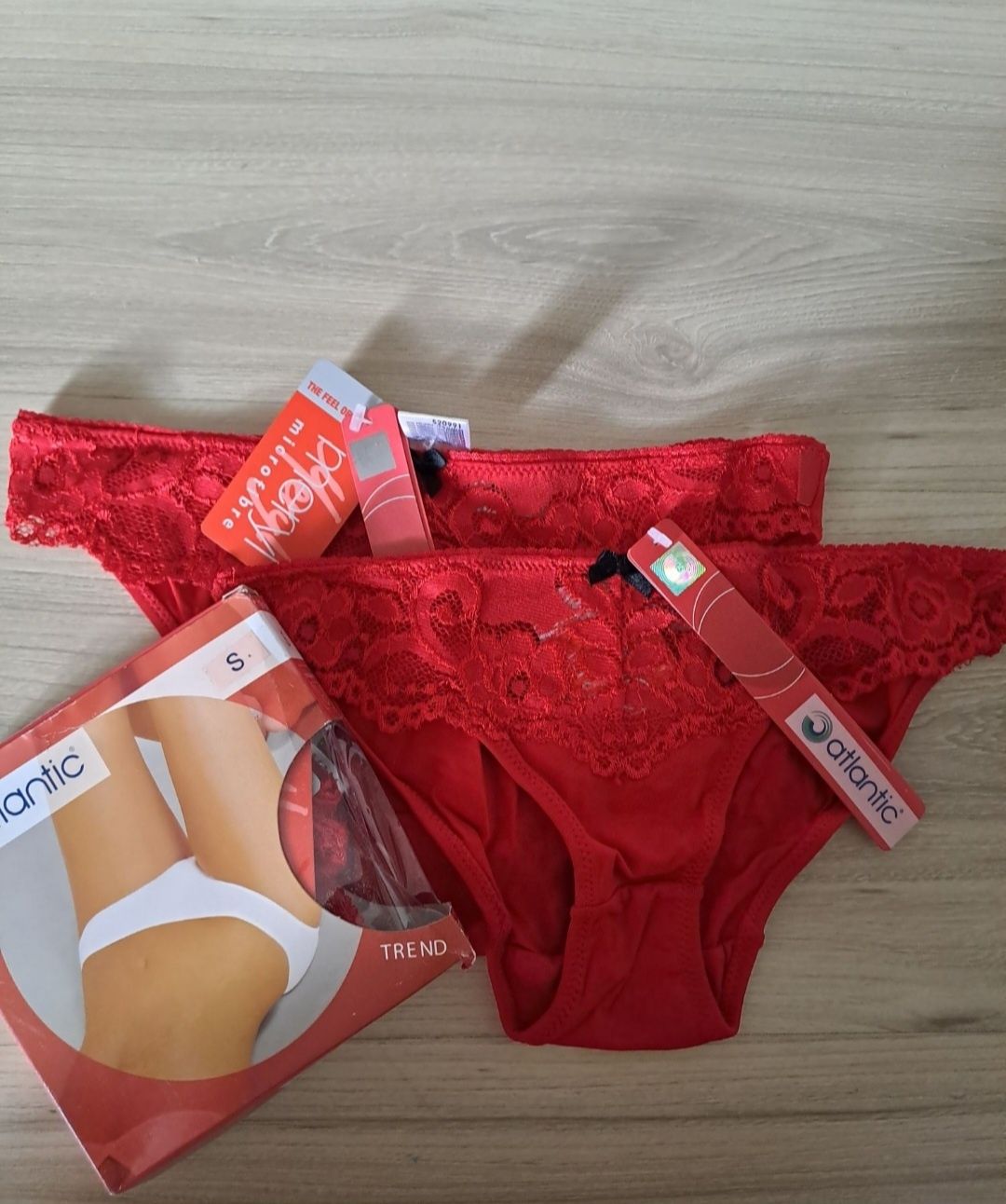 Majtki damskie Atlantic, rozmiar S, mini bikini, 2PACK