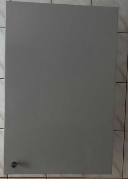 Szafki kuchenne IKEA szary połysk jasny fronty Ringhult