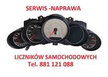 Liczniki Samochodowe , Sterowniki ECU - Serwis , Naprawa , Sprzedaż
