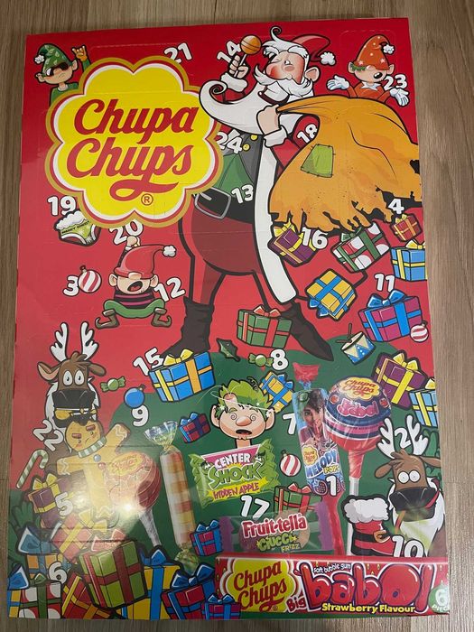 Chupa chups 210gr  kalendarz adwentowy 2025