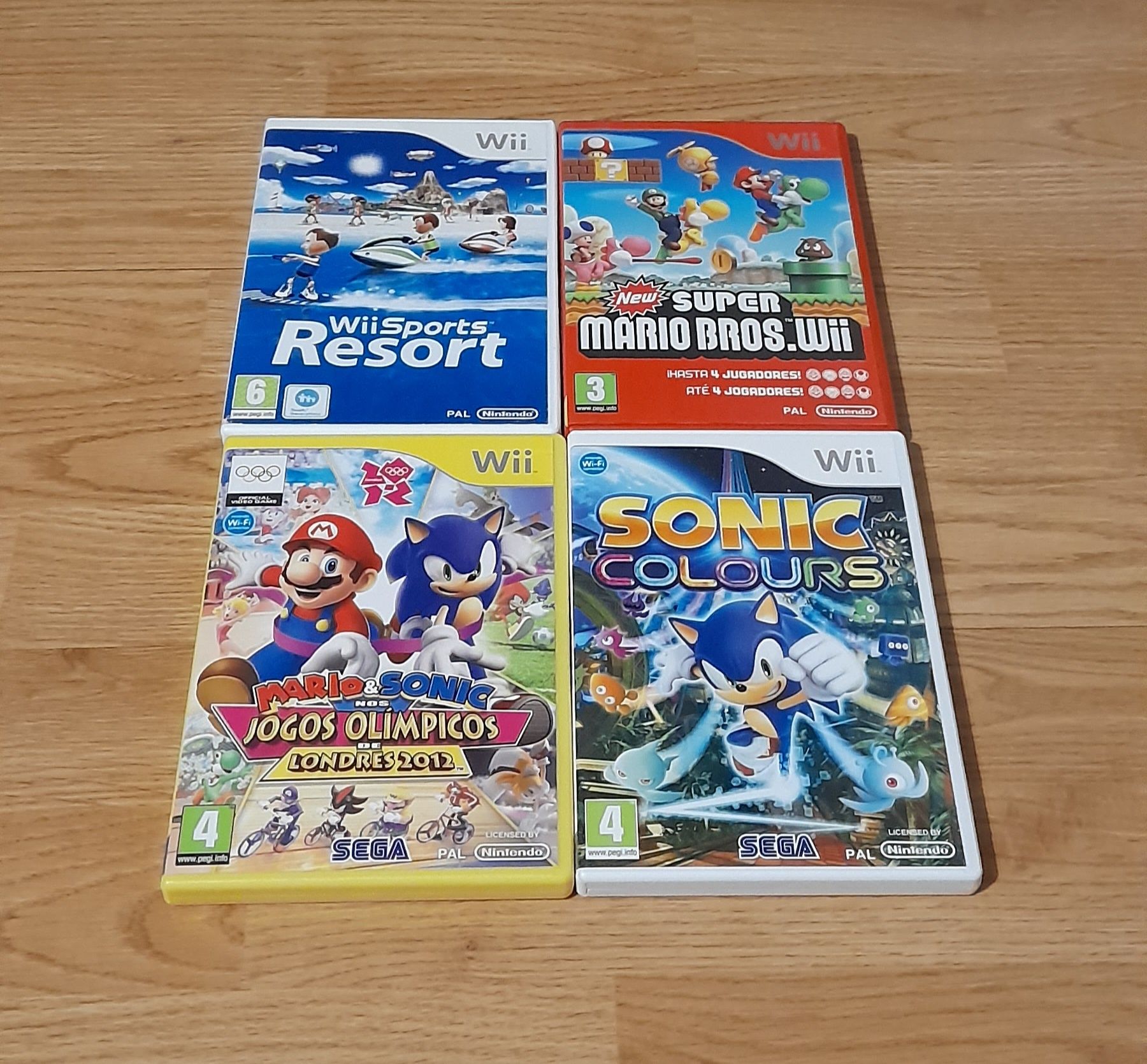 Jogos Nintendo Wii/Wii U (Originais,Completos,Versão PT)