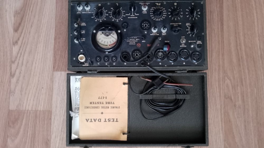 Тестер проверки радиоламп TUBE TESTER I-177Tu