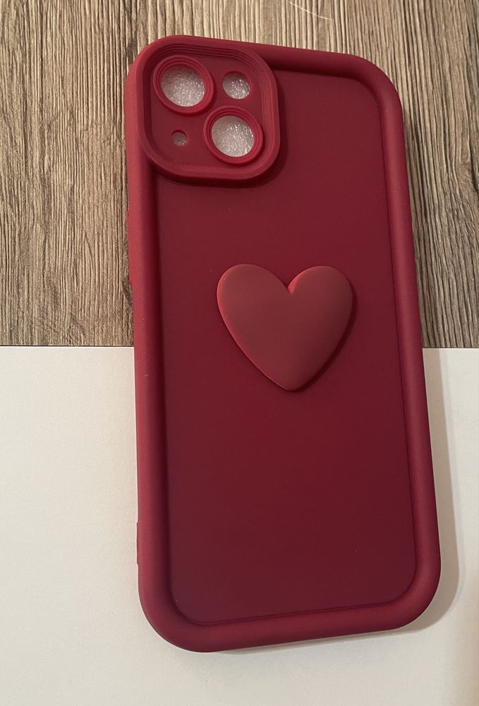 Etui 3D love heart na telefon iPhone 13