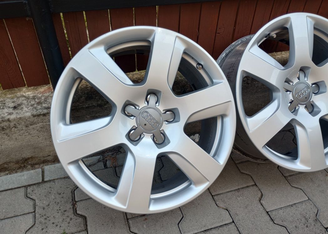 Jak Nowe Alufelgi 17" Audi A4 b7 b8 b9 A6 c6 c7 A5 A7 Felgi 5x112