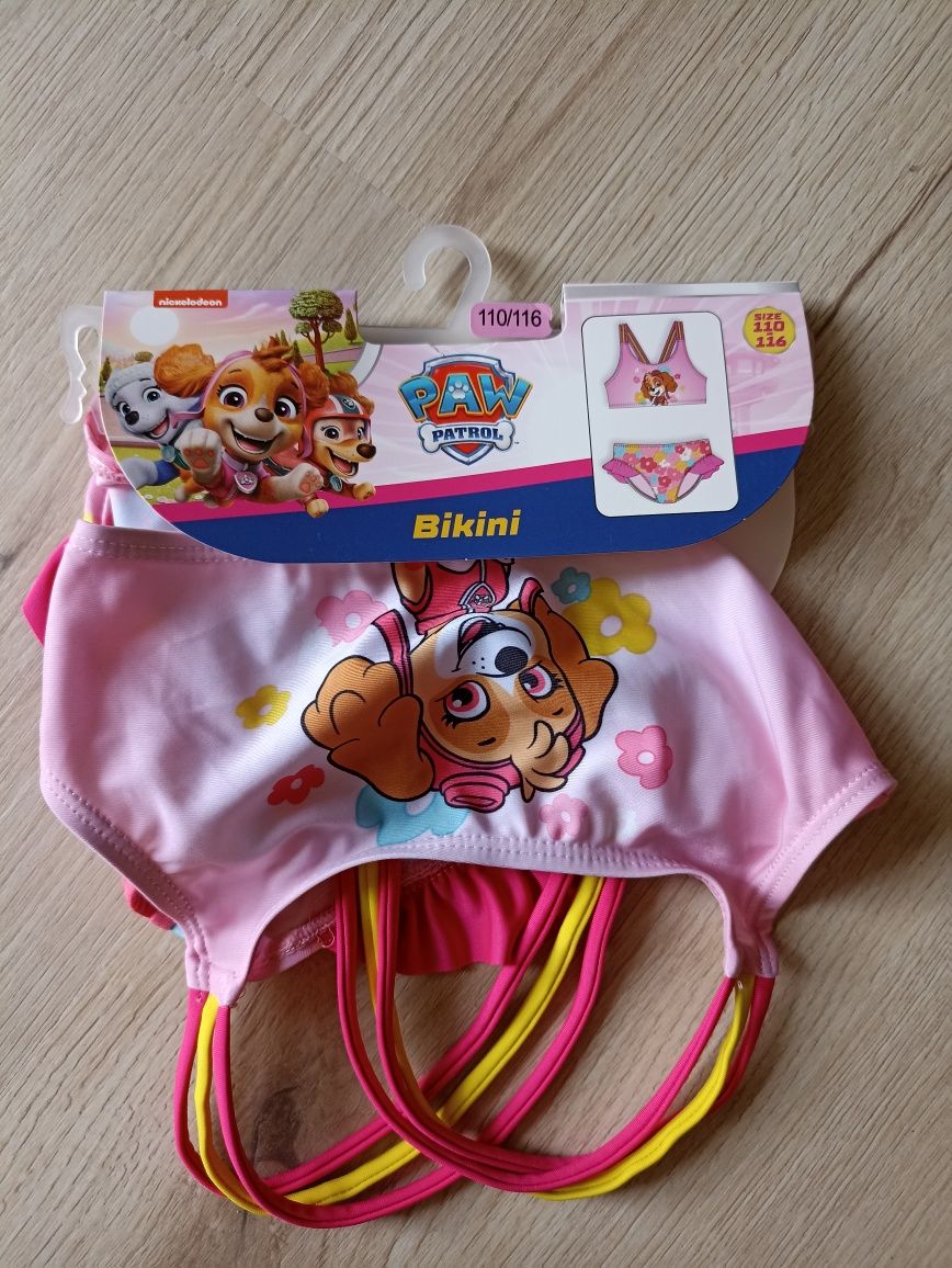 Nowy zestaw bikini Psi Patrol Skye dwuczęściowy strój kąpielowy