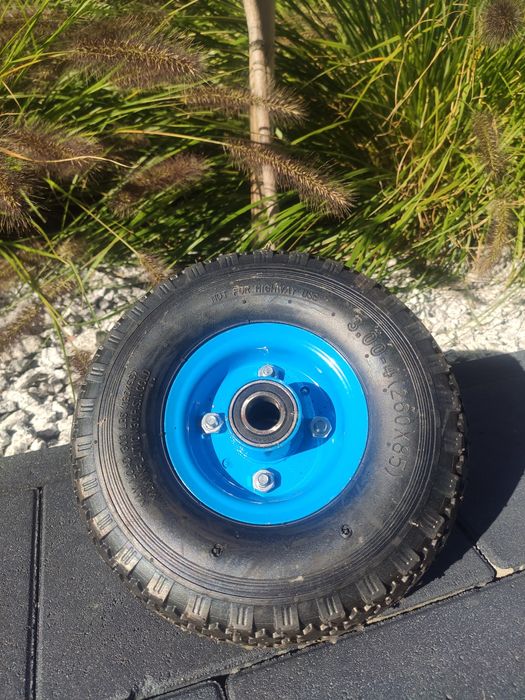 Koło kółko do wózka 3.00-4 260x85 komplet opona felga dętka.